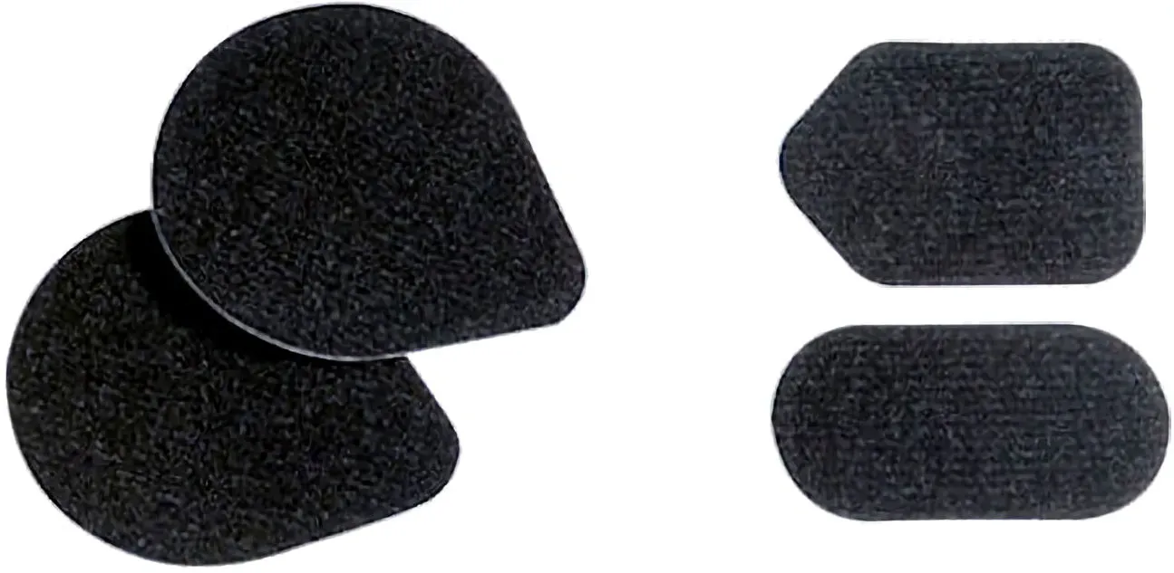 Sena Velcro, tampons adhésifs - Noir