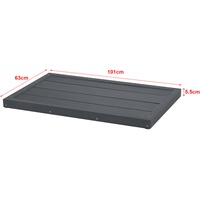 WPC Bodenplatte Nürtingen für Solardusche 101x63x5,5cm