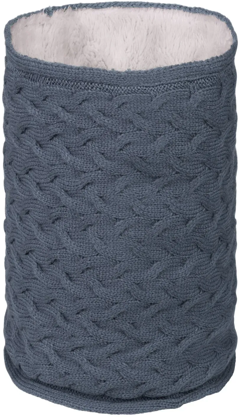 black forest Neckwarmer mit Zopfmuster smokedblue Einheitsgröße