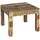 KADIMA DESIGN Rustikaler Couchtisch 60 x 60 x 47 cm Braun