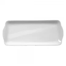 SELTMANN WEIDEN Seltmann Platte Rondo 35 x 15 cm Porzellan Weiß