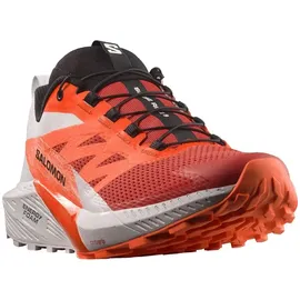 Salomon Sense Ride Herren Lunar Rock/ShocKing Orange/Fiery Re 43 1/3