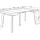 SKRAUT HOME Konsolentisch 160 x 90 x 73 cm schwarz