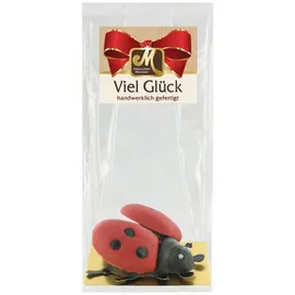 marzipan-nougat Marzipan Glückskäfer in Geschenkfolie 45 g