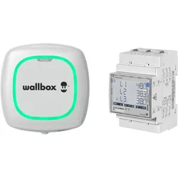 Wallbox Pulsar Max 22 kW inkl. Dynamischer Lastenausgleich - 3-Phasen - 32A - Typ 2 - 5 Meter - Ladestation-PLP2-0-2-4-9-001 + MTR-3P-65A