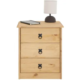CARO-Möbel Nachtschrank Barrio 47 x 57 x 37 cm Braun