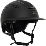 Imperial Riding Unisex – Erwachsene Reithelm IRHOlania Deluxe Big Visor, Black Glitter, S