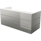 SOENNECKEN Theke Pearl 2.400x1.120x1.050mm grau