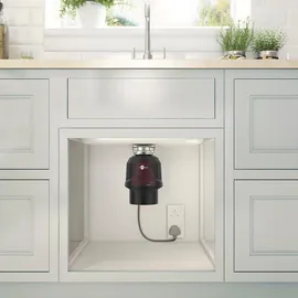 Insinkerator Premium 700 EC Küchenabfallzerkleinerer - Küchenabfallentsorger mit 0,75 PS starkem Induktionsmotor & Luftschalter
