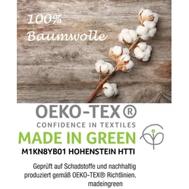 BIERBAUM Bettwäsche Wichtel/Herzen Rot 135 x 200 cm + 80 x 80 cm