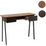 Mendler HWC-O40 Konsolentisch 88x110x40cm braun