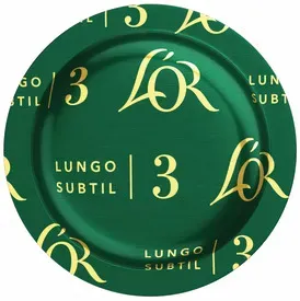 Kaffeekapseln DISCS 50ST Lungo Subtil L'OR 4029939 L`OR Intensität 3