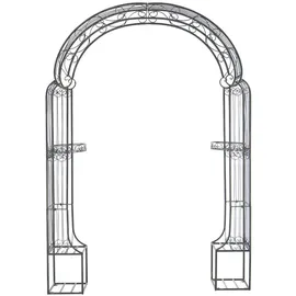 deluke Rosenbogen BIRGER 163 x 34 cm Bronze