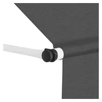 vidaXL Klemmmarkise 300 cm anthrazit