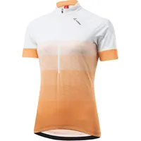Löffler Women Bike Jersey Half Zip Lively Vent papaya