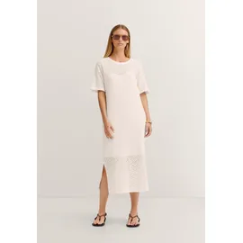 Bugatti Sommerkleid Unifarben Ecru 48