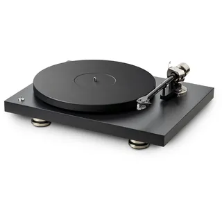Pro-Ject Audio Systems Pro-Ject Debut PRO, innovativer und ikonischer Hi-Fi-Plattenspieler mit 8,6 einteiligem Carbon-Aluminium-Tonarm und voreingestelltem Pick it PRO-Tonabnehmer, Satin Black