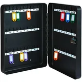 Alco Schlüsselschrank Stahlblech 280x80x370mm für 60 Schlüssel anthrazit