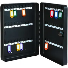 Alco Schlüsselschrank Stahlblech 280x80x370mm für 60 Schlüssel anthrazit