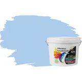 RyFo Colors Fassadenfarbe Silikonharz Fassadenfarbe Südseeblau 3l, 1 L ca. 6 m2, Wasserabweisend, diffusionsfähig, schützt vor Schmutz, Algen, Pilzen blau