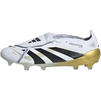 adidas Predator Elite Fold-Over Tongue FG Herren Cloud White/Core Black/Gold Metallic 48