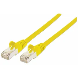 Intellinet Network Solutions Intellinet 740838 Netzwerkkabel, mit -Rohkabel, S/FTP (S/FTP, CAT7, 2 m Gelb Folienschirm, Geflechtschirm, Geschirmt, Halogenfrei 1St.