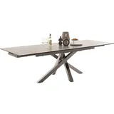 MCA Furniture MCA Alimiros Auszugtisch Edelstahl/Keramik 180x95(260) cm - Silber