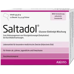 Saltadol Glucose-Elektrolyt-Mischung 12 St Pulver zur Herstellung einer Lösung zum Einnehmen