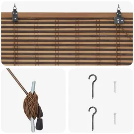 vidaXL Bambusrollo 70 x 220 cm Braun