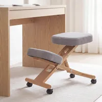 MCW Kniestuhl MCW-Q46 Stoff Grau