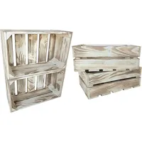 Sunnypillow Holzkiste 50 x 20 x 15 cm 4-tlg.