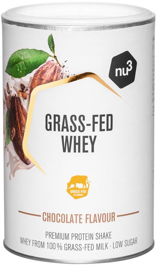 nu3 Grass-Fed Whey, Chocolat 300 g Poudre