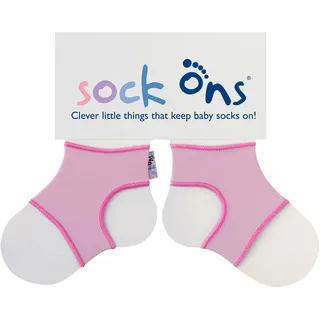 Sock Ons Babysöckchenhalter rosa 6-12 Monate,