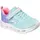 SKECHERS Glide-Step Lights Kinder Aqua/Mehrfarbig 32