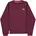 Herren Basic Sweatshirt Dark Cherry L