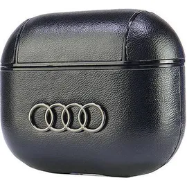 Audi Lederhülle großem Logo Airpods 3 – Schwarz