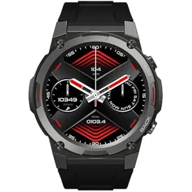 Zeblaze Vibe 7 Pro BT 22 mm Kunststoffgehäuse schwarz Sportarmband schwarz One Size