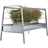 Vevor Futterraufe Heuraufe Weideraufe Doppelraufe 2-in-1 Futtertrog 80 Gallonen