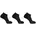Sneakersocken 3er Pack 39-41