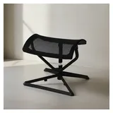 KADIMA DESIGN Fußhocker LEGpro OTTOMANN Stoff schwarz