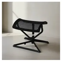 KADIMA DESIGN Fußhocker LEGpro OTTOMANN Stoff schwarz