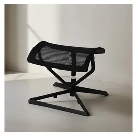 KADIMA DESIGN Fußhocker LEGpro OTTOMANN Stoff schwarz