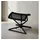 KADIMA DESIGN Fußhocker LEGpro OTTOMANN Stoff schwarz