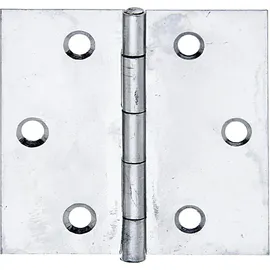 GAH Alberts Scharnier Quadratisch Edelstahl 51 x 51 x 0,75 mm
