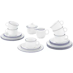 Seltmann Weiden Compact Blaurand Kaffeeservice 20-teilig