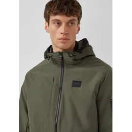s.Oliver Sportive Jacke im Fabricmix mit verstellbarer Kapuze - olive - XXL