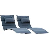 Home Deluxe Auflage 190 x 67 x 4 cm grau 1 St.