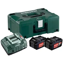 Metabo Basis-Set Li-Power 2 x 5,2 Ah + Ladegerät + metaBox 685065000