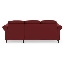 sit&more Ecksofa »Mellum L-Form« Federkern, wahlweise mit Bettfunktion, Bettkasten und Armteilfunktion rot