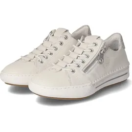 Rieker Slip-Ons Damen Weiß/Silber/Grau 36